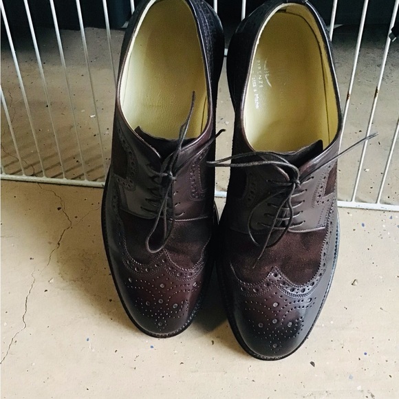 JENNIFER TATTANELLI Firenze Lace-up Leather &Suede Wingtip Shoes main image 3
